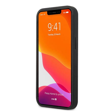 Karl Lagerfeld Saffiano Ikonik Karl`s Head - Etui iPhone 13 (czarny)